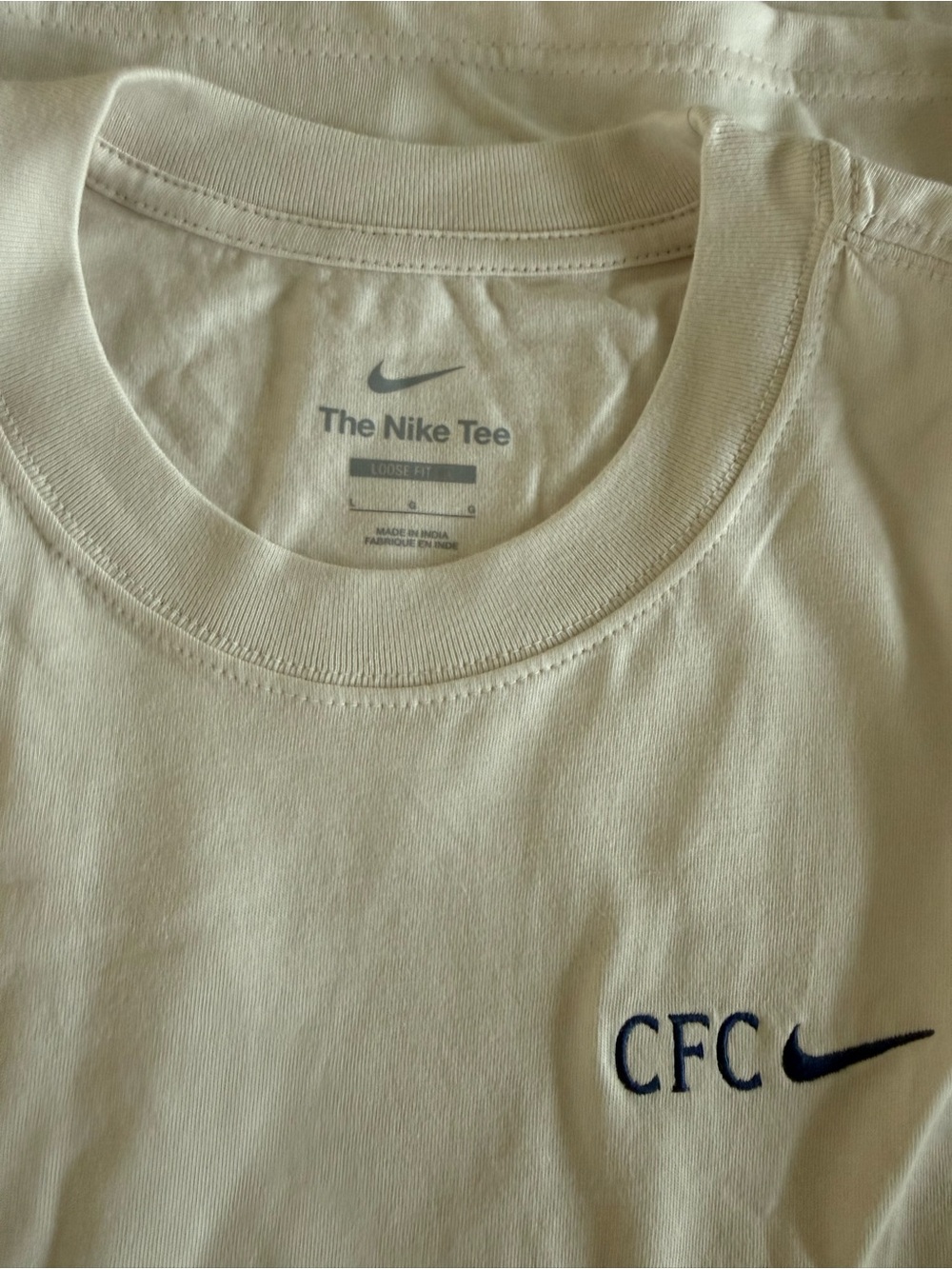 CFC Nike White Crewneck T-Shirt